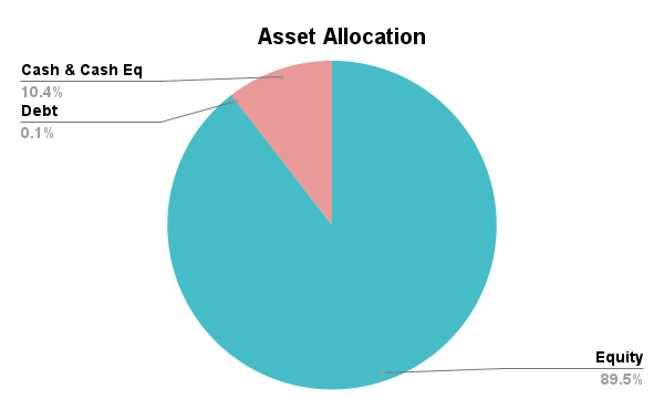 Bandhan Small Cap Fund Portfolio Allocation